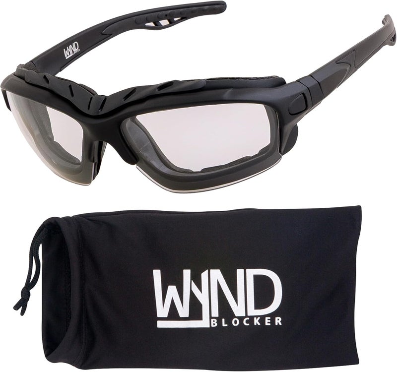 WYND Blocker Calvert Motorcycle Riding Glasses Extreme Sports Wrap Dry Eye Sunglasses (Model 338) - Image 1